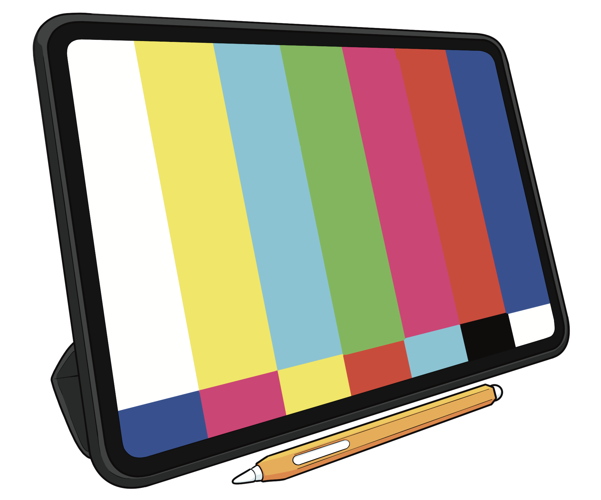 Digital illustration of Ipad